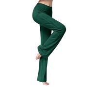 Leggings svasati da donna a vita alta Bootcut pantaloni da yoga larghi pantaloni traspiranti palestra gamba dritta pantaloni da ballo pantaloni da corsa allenamento pantaloni della tuta, GN2., XL