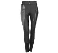 Leggings Tattini donna modello Aloe in tessuto tecnico a vita alta con grip al g