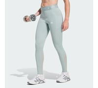 adidas Performance - Techfit Stash - Leggings verde salvia con tasca XS