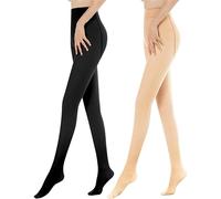 Leggings termici caldi da donna Hezeisoar, spessi, foderati in peluche, aderenti, lunghi, pantaloni elasticizzati, collant invernali da raga