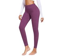 Leggings termici da donna, leggings in pile spessi, invernali, collant termici a vita alta, pantaloni foderati in pile di cotone, calze da jogging calde, trapuntate in pile, leggings da yoga da