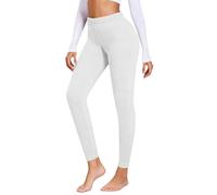 Leggings termici da donna, leggings in pile spessi, invernali, collant termici a vita alta, pantaloni foderati in pile di cotone, calze da jogging calde, trapuntate in pile, leggings da yoga da
