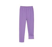 Leggings termici da ragazza, invernali, spessi, imbottiti, per bambini, in cotone, caldi, invernali, comodi, elastici, leggings sportivi per adolescenti, ragazze Y2K Streetwear, Lilla, 150