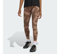 adidas Femme Terrex Multi Printed Tights, trace brown/earth strata, 6