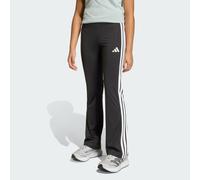 Train Essentials 3-Stripes Flared Leggings Black / White 7-8A