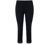 Ulla Popken 7/8-Leggings Pantaloni, Marine, 50W / 32L Donna