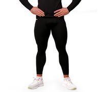 Leggings uomo slim a compressione media con tasca Black 1 St