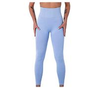 Leggings Yoga Donna Vita Alta Tummy Control Push Up Pantalone da Ginnastica Comodo con Tasche Pantacollant Curvy Comfortevole Leggings Yoga Taglia Forte Plus Size per Trekking