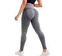 Leggins 3D Anticellulite Donna Fitta Bella Leggings Cellulite Leggins Compressione Graduata Lipedema Push Up Sculpture Leggings Sportivi Yoga e Uso Quotidiano