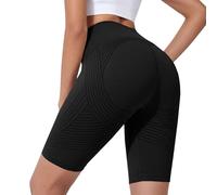 Leggins 3D Anticellulite Donna Leggins Corti Donna Fitta Bella Leggings Cellulite Leggin Compressione Graduata Lipedema Leggings Sportivi Push Up Vita Alta Senza Cuciture Pantaloni Yoga e Fitnes