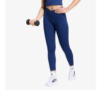 adidas Performance leggings con vita incrociata a tre strisce Studios navy-blu navy M