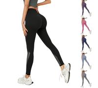 Leggins Anticellulite Donna 3D, Fitta Bella Leggings Cellulite Leggins Compressione Graduata Lipedema Push Up Sculpture Leggings Sportivi Vita Alta Fitness Yoga e Uso Quotidiano (A02-Black, L)