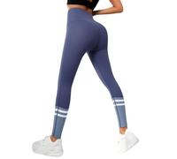 Leggins Anticellulite Donna 3D, Fitta Bella Leggings Cellulite Leggins Compressione Graduata Lipedema Push Up Sculpture Leggings Sportivi Vita Alta Fitness Yoga e Uso Quotidiano (A01-Navy, L)