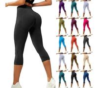 Leggins Anticellulite Donna, Leggings Anticellulite da Donna 3/4 Leggings | modellanti 3D a Compressione Graduata, pantaloni da Yoga e per uso Quotidiano, Palestra, Allenamento, Corsa, Pilates