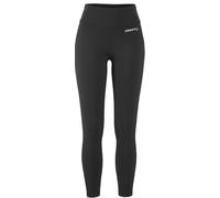 Craft Core Essence Tights 2 Black - Leggings da Allenamento Traspiranti S in Materiale Funzionale Riciclato - Leggings Sportivi ad Alto Elasticità e Vita Larga