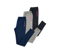 Leggins Donna Lotto Sportivi Casual Pantaloni In Puro Cotone Elasticizzati