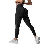 Leggins Donna Push Up Estivi Pantaloni Palestra Curvy Anticellulite Snellente Pantacollant Leggings Sportivi Push Up Cotone Jeggings Elasticizzati Taglie Forti Pantalone Fitness Leggins Yoga Gym