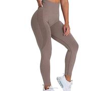 Leggins Donna Push up Leggings Sportivi Pantaloni Yoga da Donna Primavera Slim Fit Elasticizzati Vita Anticellulite Pantaloni Yoga Sollevamento del Sedere Comodi e Traspiranti Super Soft Stretch