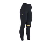 LEGGINS EQUESTRO DONNA SLIM FIT KAO BLACK-YELLOW