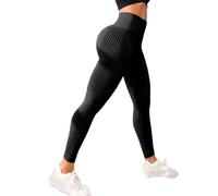 Leggins Fittabella 3D Anticellulite Donna, Fitta Bella Push Up Vita Alta Sculpture A Compressione Graduata Leggings Adatto per Yoga, Fitness E Pilates-1