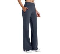 Leggins Jadea Donna Leggins Compressione Graduata Pantaloni da Yoga A Gamba Larga da Donna Pantaloni Casual alla Comodi A Vita Alta con Caldi Palestra Abbigliamento Navy XXXXL