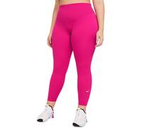 Leggins Nike One Dri-Fit Mid-Rise Tight - fireberry/white - Rosa (S)