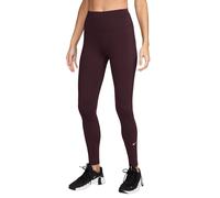 Leggins Nike One High-Waisted Full-Length - burgundy crush/white - Rosso (XS)