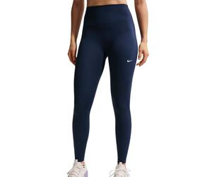 Leggins Nike One Seamless Front High Waisted Full Length - midnight navy/white - Blu (S)