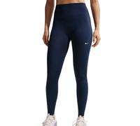 Leggins Nike One Seamless Front High Waisted Full Length - midnight navy/white - Blu (XL)