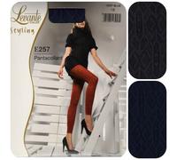 Leggins Pantacollant Coprente LEVANTE fantasia moda costine nero blu moka