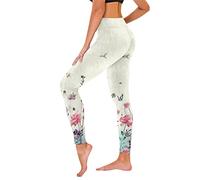 Leggins Push Up Regolabile per Il Tempo Libero Allenamento Lunghi Fantasia Traspirante Leggins Corti Donna Opachi Tinta Unita Estive Autunno da Yoga Pantaloni Yoga Donna Larghi