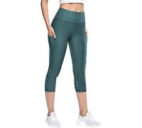 Leggins Sportivi Donna 3/4 Leggings da opachi Scrunch Butt Coprenti Pinocchietto Elastici Morbidi e Confortevoli Yoga Controllo della Pancia per Allenamento in Palestra