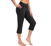 Leggins Sportivi Donna 3/4 Pinocchietti Leggeri Fitness Elastici Yoga Jogging Leggings Palestra Pantaloni Delicati sulla Pelle Sensibile Controllo della per Sport,