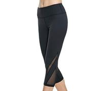 Leggins Sportivi Donna 3/4 Push Up Leggins Yoga 3/4 Curvy Leggeri Pinocchietto Palestra Fitness Leggins Offerta Elasticizzati Pantaloni al Ginocchio Anticellulite Pantaloni Sportivi Corsa