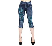 Leggins Sportivi Donna Estivi Tuta Palestra Pinocchietto Corti Leggings 3/4 Push Up Capri al Ginocchio Yoga Trekking Pantalone Controllo della Pancia Pantaloncini Elasticizzati Leggeri Fitness