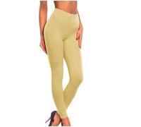 Leggins Sportivi Donna Yoga Pants Elasticizzati Lunghi in Cotone Pantaloni della Tuta Larghi Opaco Elastici Morbido Leggings Fitness per Ginnastica Workout Pilates