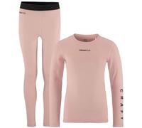 Set sportivo per bambini Craft Warm Baselayer Junior Dimensione per bambini: 122 / Colore: rosa