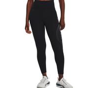Under Armour Cintura alla Caviglia con Marchio Leggings, Nero, S Donna
