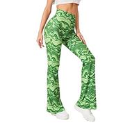 Leggins Vita Alta Donna Leggings da opachi in Cotone Palestra Pantaloni Traspirante Elastici Cuciture Pantacollant Anticellulite per Yoga, Allenamento