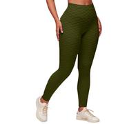 Leggins Vita Alta Donna Sportivi Push Up Dimagranti Senza Pantaloni Casual Sudore Pilates Yoga Traspirante Elastici Leggings Fitness per Sport, Palestra,