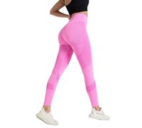 Leggins Vita Alta Donna Yoga Pants Elasticizzati Lunghi Opaco Booty Scrunch Pantaloni Sportivi a Elastici Morbido Controllo della per Fitness Ginnastica Workout Pilates