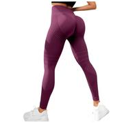 Leggins Vivacuerpo 3D Anticellulite Leggings Plumi di Cellulite Compressione 3D Anticellulite Viva Corpo Dimagrante Vita Alta Senza Cuciture Pantaloni Sportivi Donna per Running Yoga e Fitness, 11
