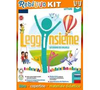 LEGGINSIEME Letture 5 + Scrittura 5 + Grammatica 5 con Quaderno + Fascicolo valutazione onlinE (9788891576330) - Libro Scolastico + Kit Scuola con Copertine Rebillo