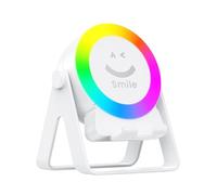 Leggio a induzione, altoparlante RGB wireless, amplificatore audio multi-modalità, dispositivo audio rotante 4 in 1 con luci colorate, soluzione di riproduzione moderna per consumatori esperti di
