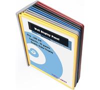 Leggio a Muro, 10 Espositivi Pannelli Di Visualizzazione A4, Leggio Espositore D