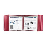 Leggio A Muro A4 - Leggio Espositore Da Parete, 20 Tasche Per Display, Formato Lettera, Per Ufficio, Officina, Sala Espositiva, Riferimento E Archiviazione Di Documenti A4(B)