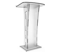 Leggio Acrilico Portatile Versatile per Chiesa Ufficio Conferenze ed Eventi 60x45x110 cm Ideale per Presentazioni & Public Speaking