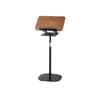 Leggio Da Pavimento, Altezza Regolabile, Supporto For Lettura Doppio Uso 2 In 1, Base Girevole A 360°, For Ricette, Tablet, Laptop(Black,Adjustable 91-159cm)