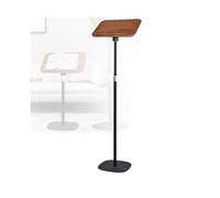 Leggio Da Pavimento, Leggio Regolabile In Angolazione 180°, Dimensioni Pannello 39x26 Cm For Ricette, Libri Di Testo, Spartiti Musicali(Black,Adjustable 50-170cm)