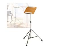 Leggio Da Pavimento, Pannello Leggio Con Ruote, Dimensioni 39x29,5 Cm, Altezza Regolabile 82-145 Cm, For Spartiti, Ricette E Libri Di Testo(Without tray)